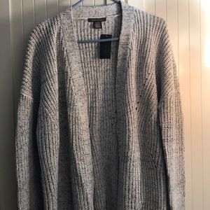 Grey chunky cardigan